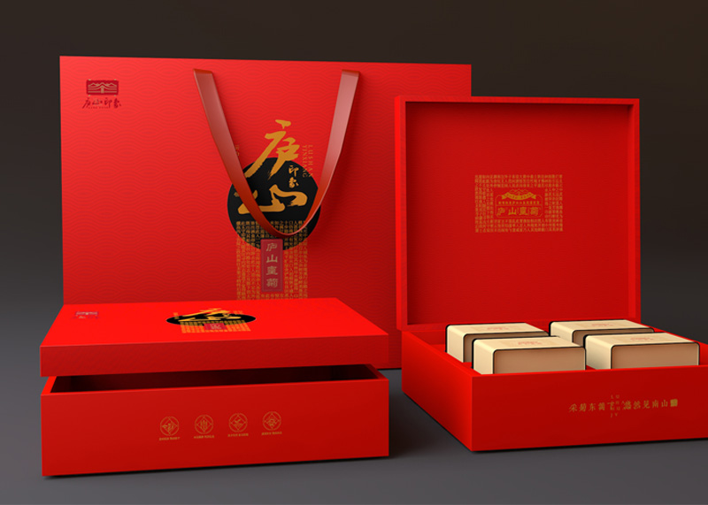 廬山皇菊禮盒包裝設計