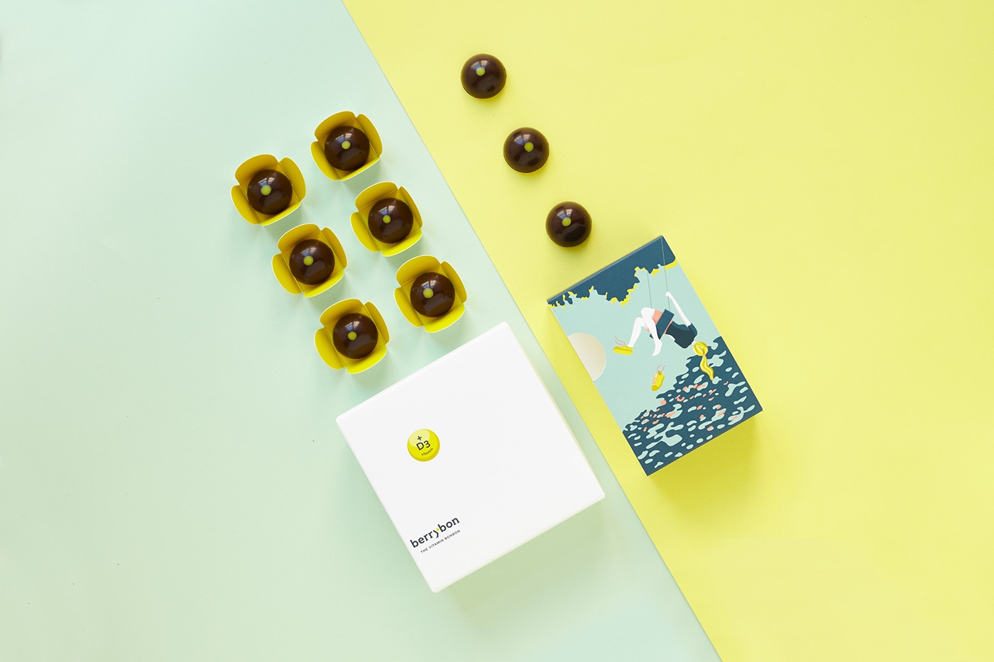 花一樣的維生素糖果包裝設計-創意我只服你