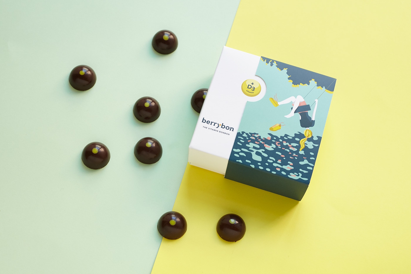 花一樣的維生素糖果包裝設計-創意我只服你