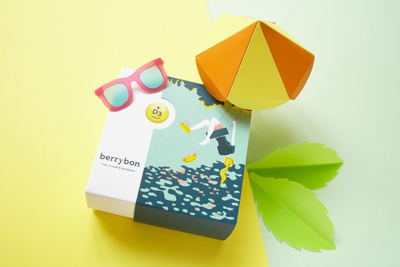 花一樣的維生素糖果包裝設計-創意我只服你