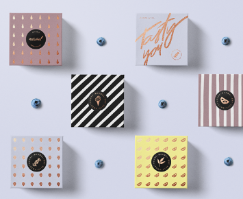 為了博得美人一笑,甜品包裝也是拼了……休閑食品包裝袋設計