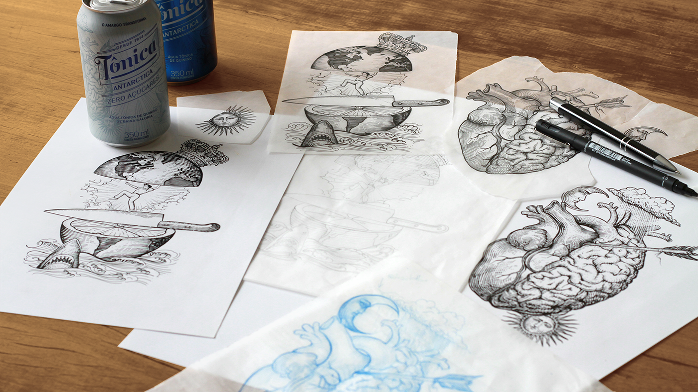 蘇打飲用水品牌包裝設計