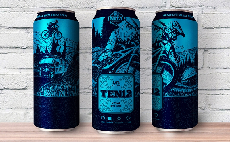 極限運動啤酒包裝設計,創意啤酒包裝設計,杭州啤酒包裝設計公司
