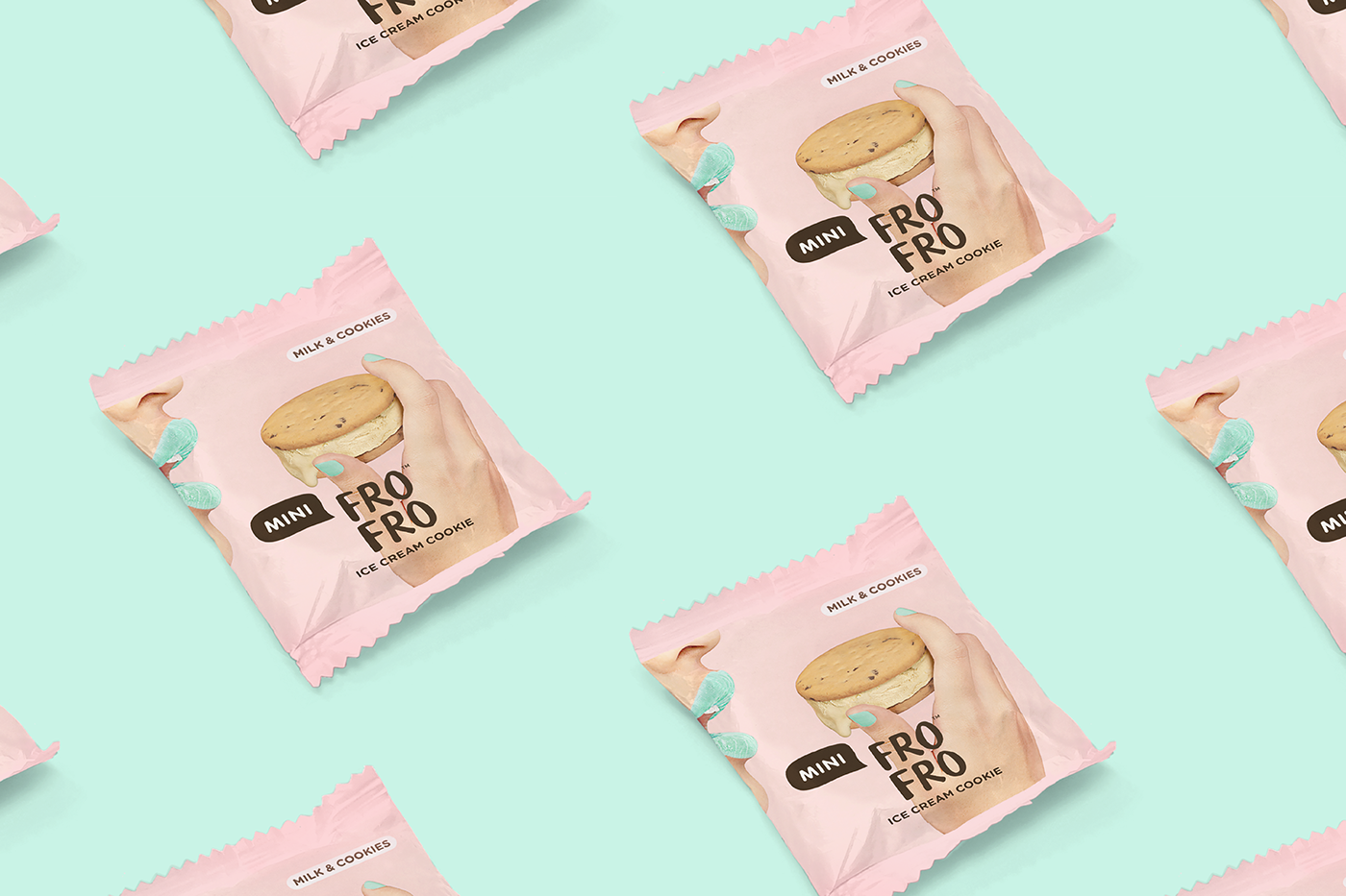 冰淇淋餅干包裝設計