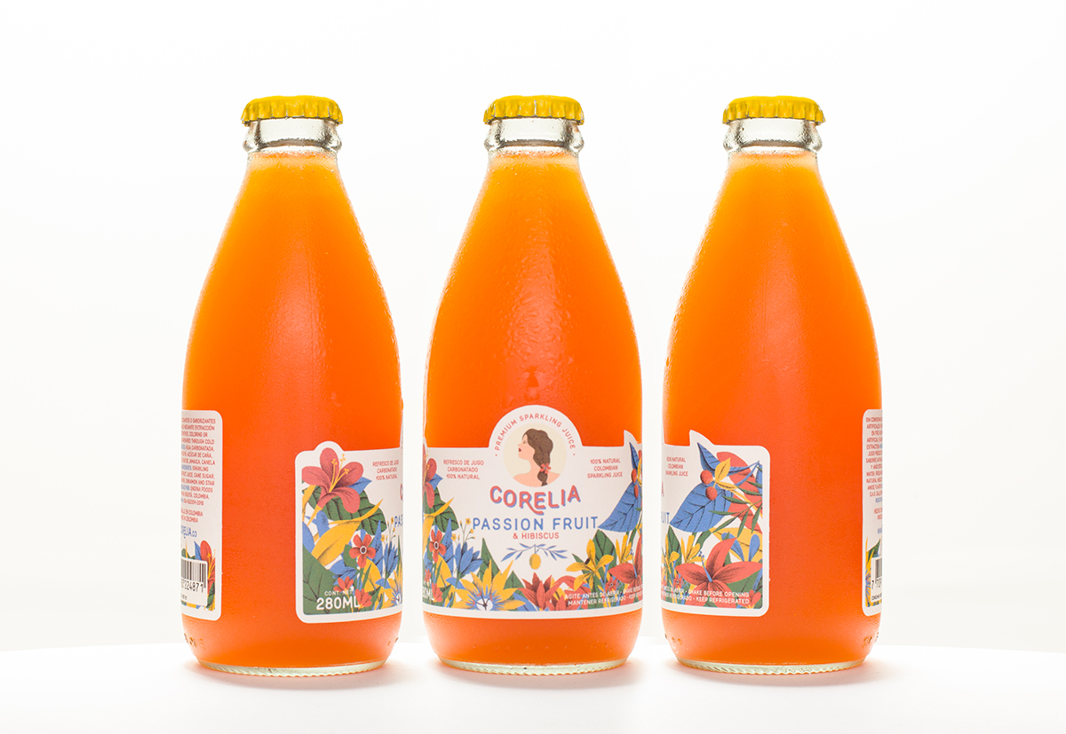 天然碳酸飲料包裝設計