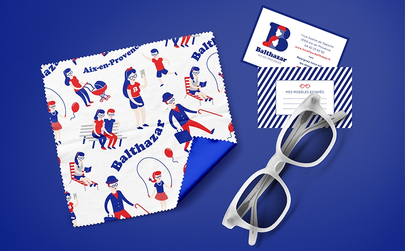 人物插畫——眼鏡品牌設計