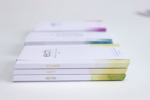 彩色之光， 生態手工巧克力食品包裝設計工程。