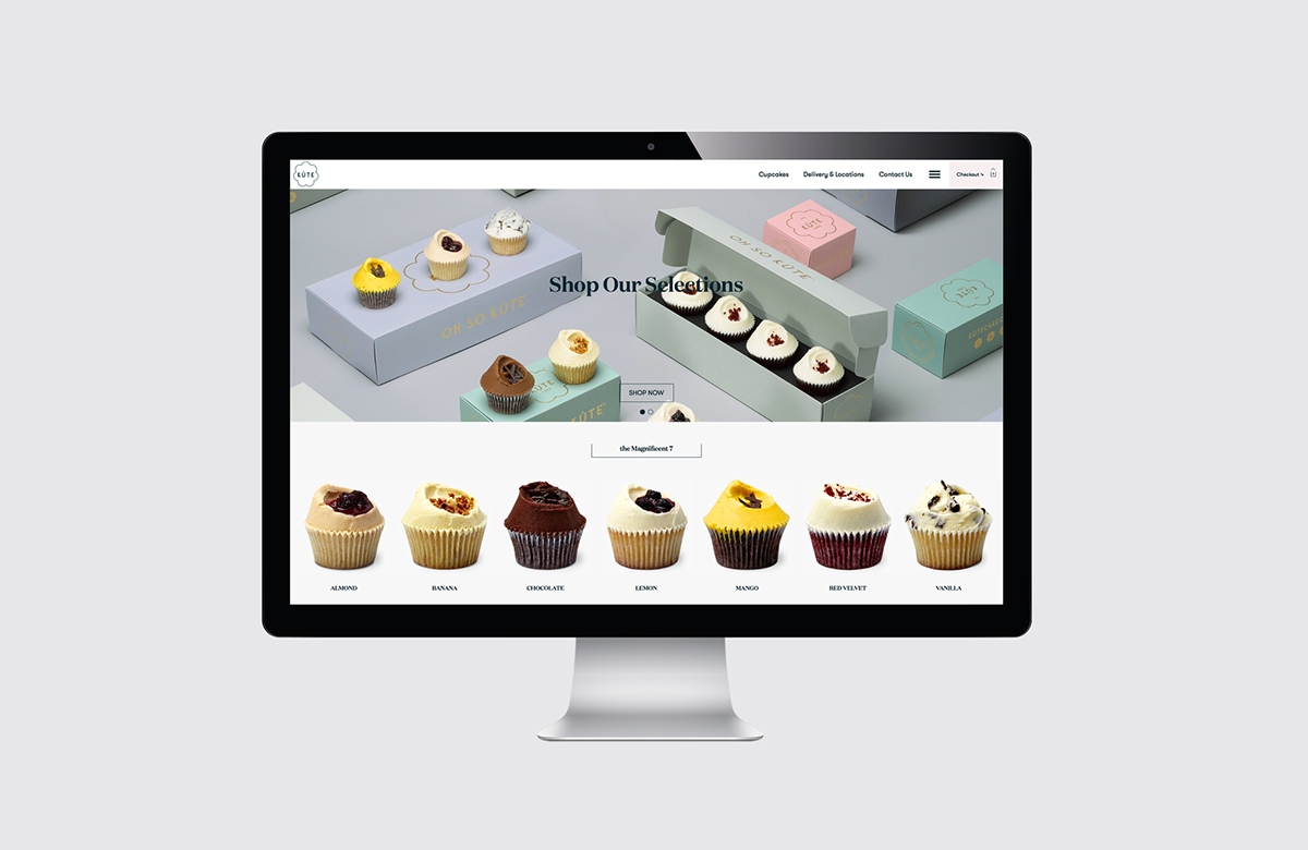 庫特蛋糕食品品牌、包裝、營銷策劃和網站設計