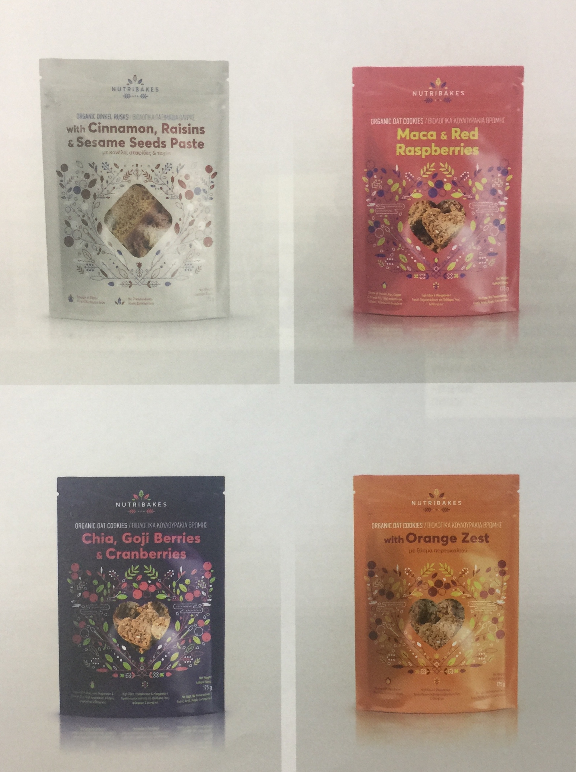 表現產品純天然健康的零食包裝設計手法