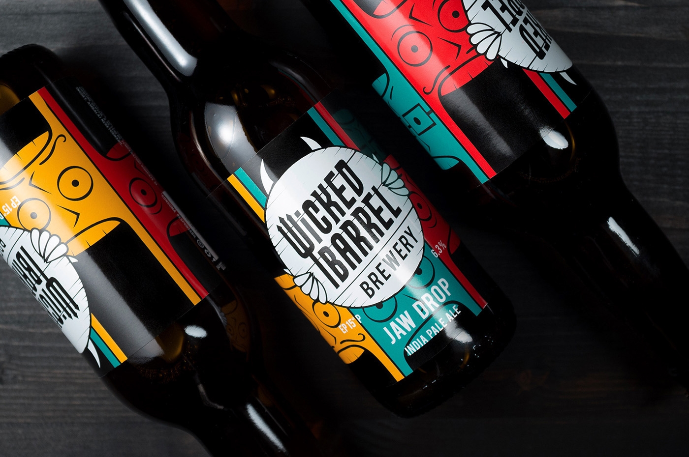 邪惡的啤酒包裝設計，喝了會掉下巴哦