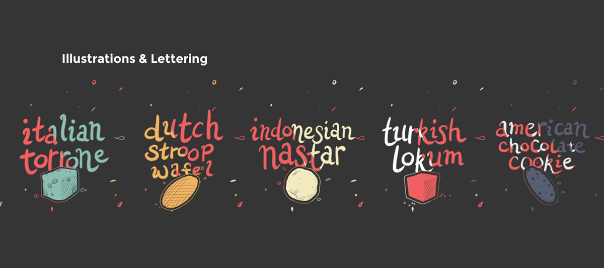 “Sweet of the World”，全球糖果食品包裝設計