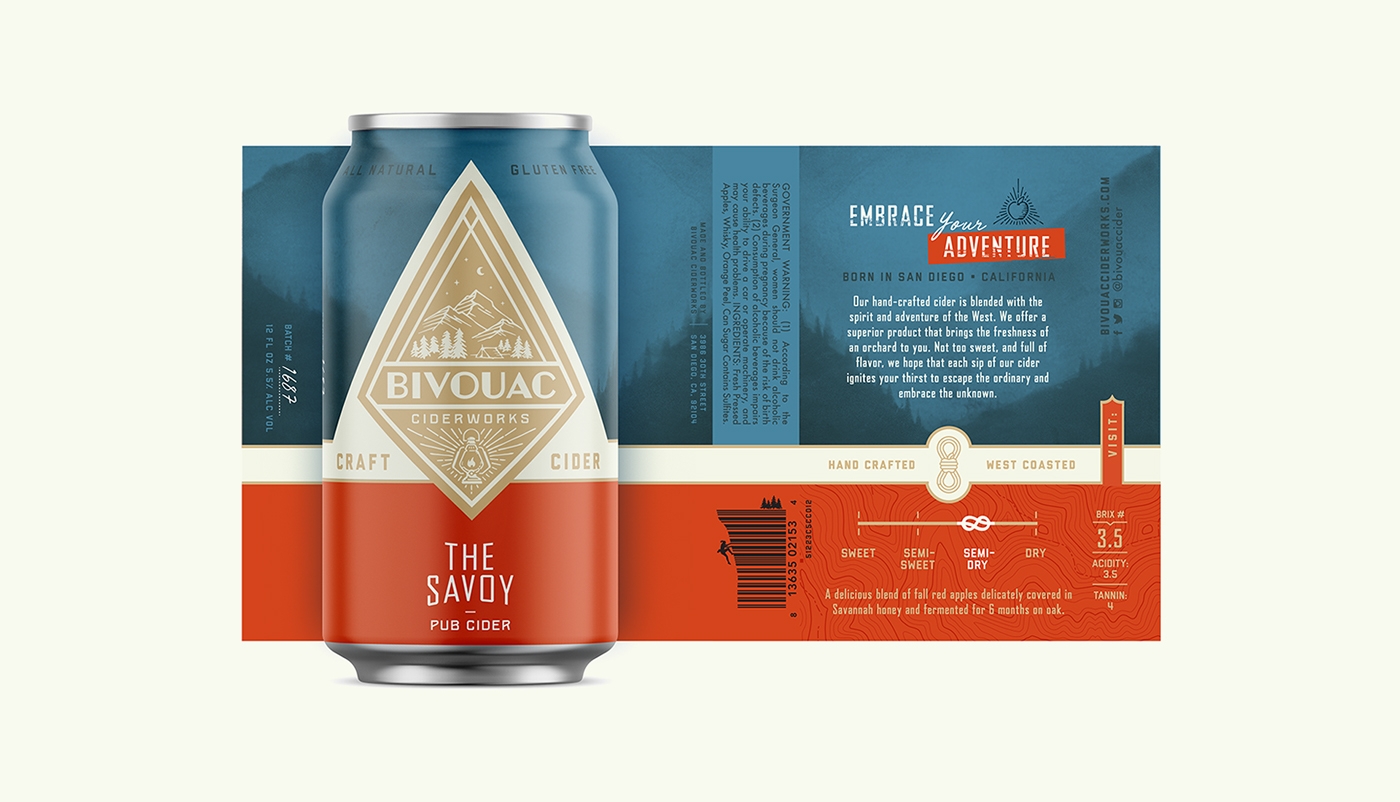 帶你逃離平凡的蘋果酒飲料包裝設計