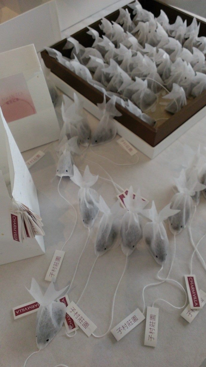 在茶杯里游泳的金魚——金魚茶泡袋包裝設計