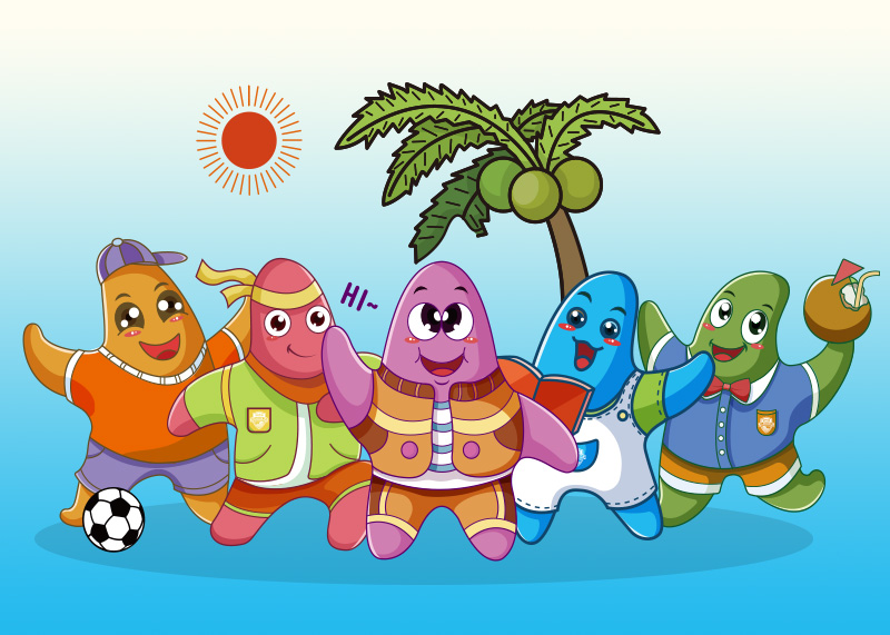 上海世外附屬海口學校IP形象設計