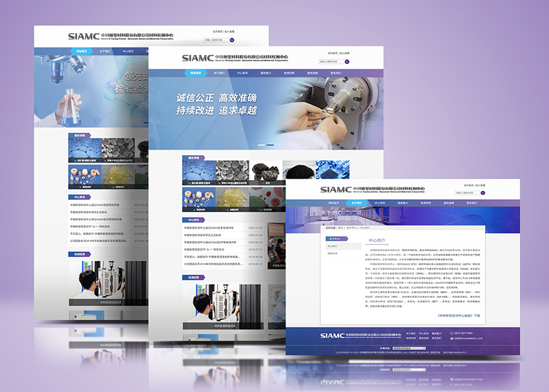 檢測中心網站整體規劃建設