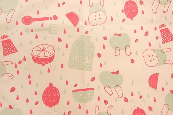 廚房用品插畫設計