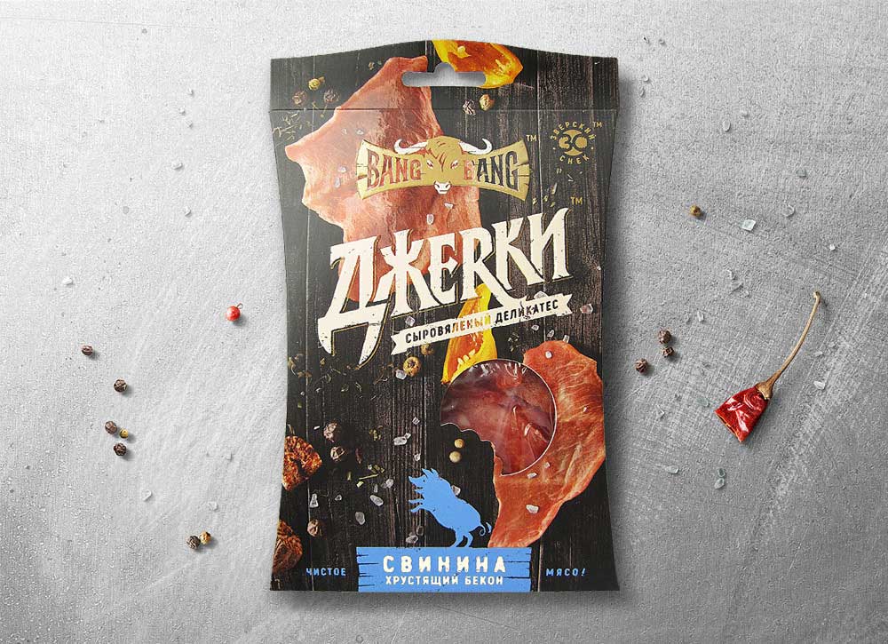 西部牛肉干創意包裝設計