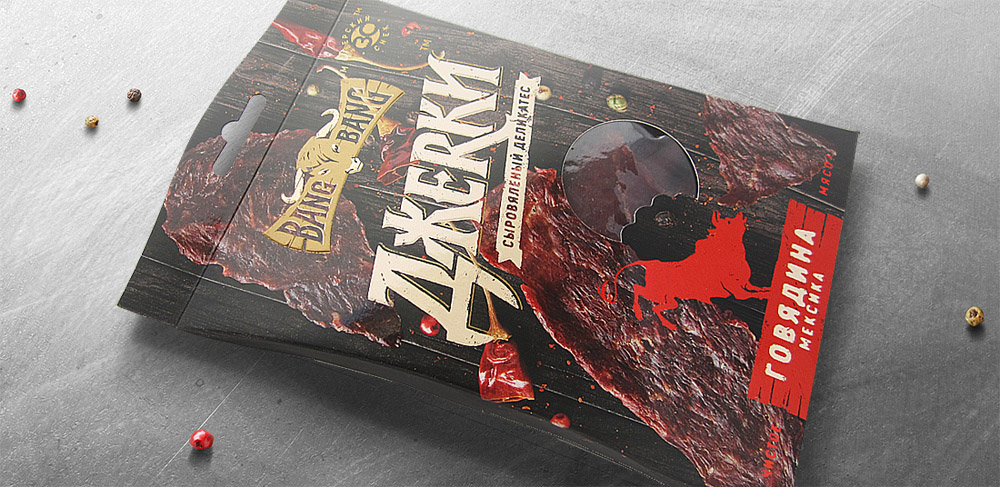 西部牛肉干創意包裝設計