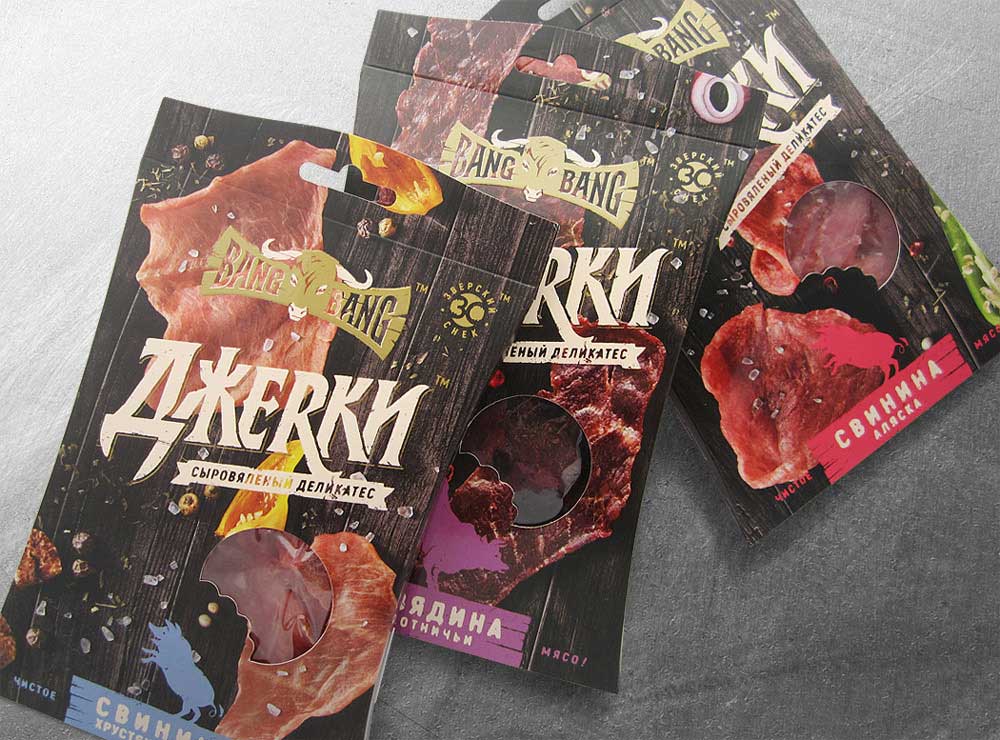 西部牛肉干創意包裝設計