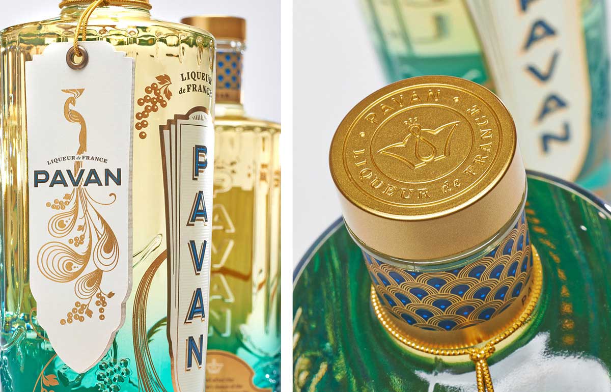 孔雀之舞法國酒類創意包裝設計2