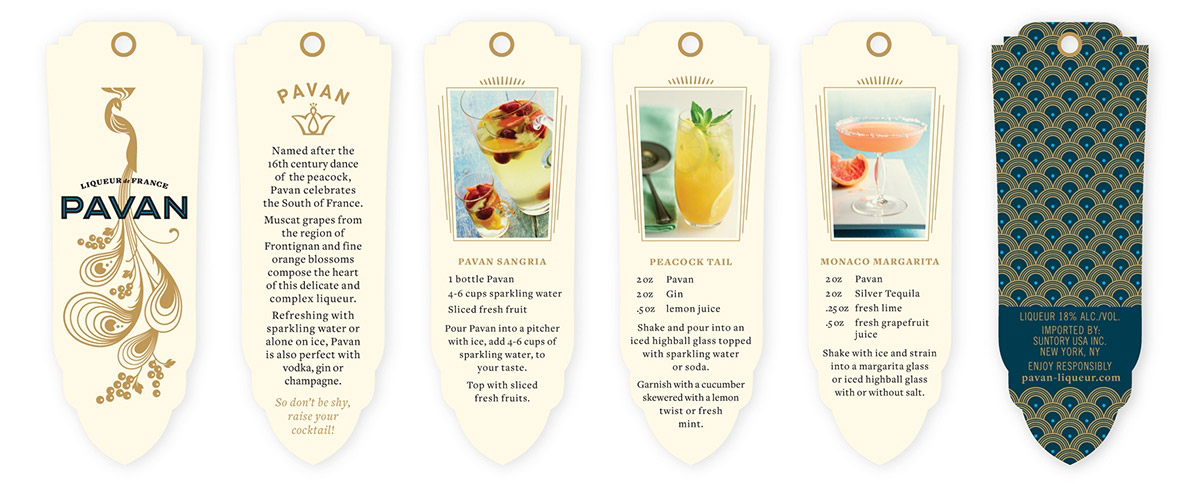 孔雀之舞法國酒類創意包裝設計3