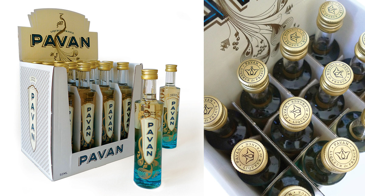 孔雀之舞法國酒類創意包裝設計5