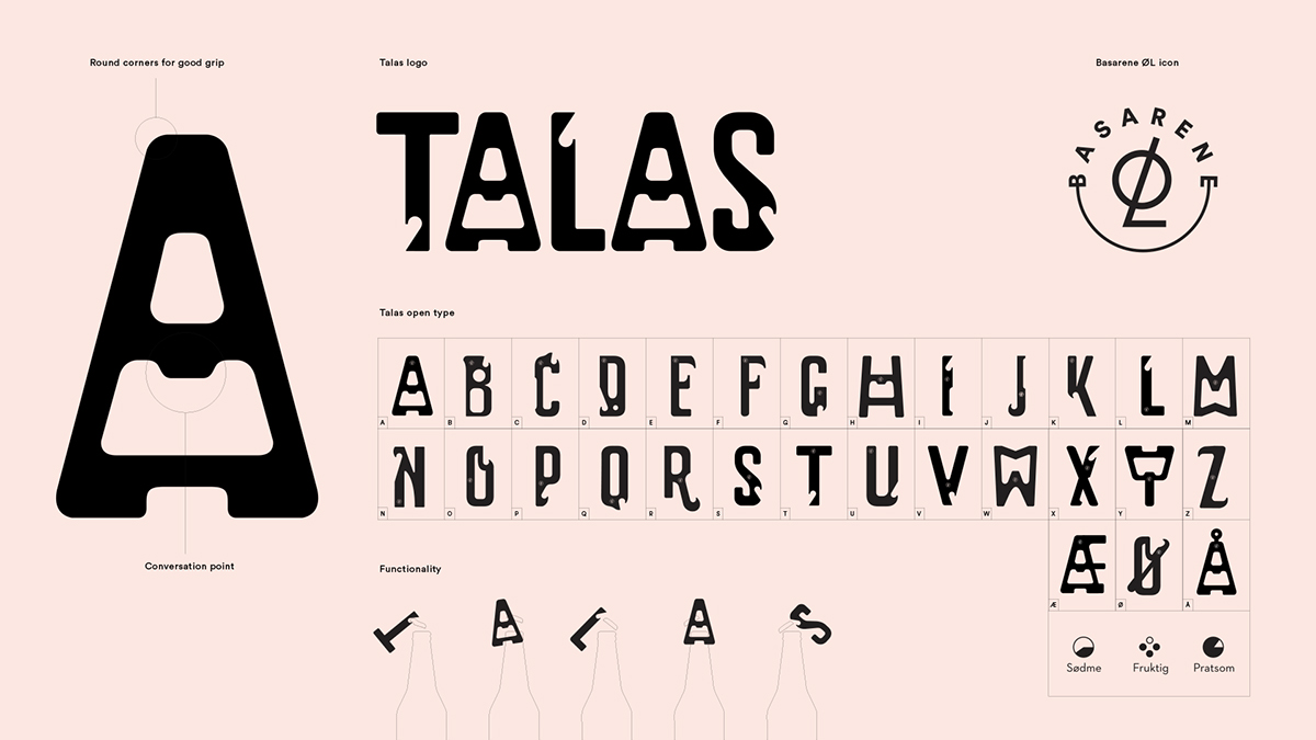 挪威啤酒包裝字體設計