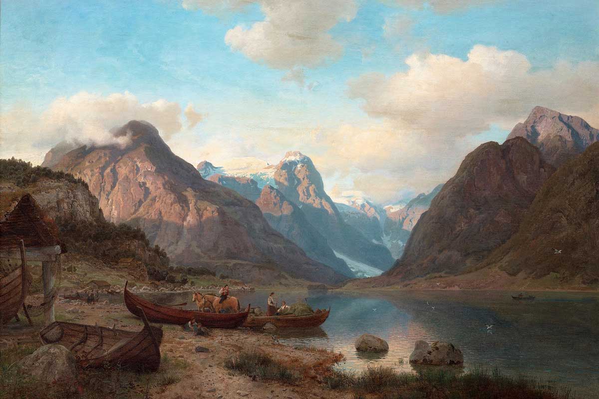 挪威西海岸索格尼峽灣 挪威西海岸索格尼峽灣