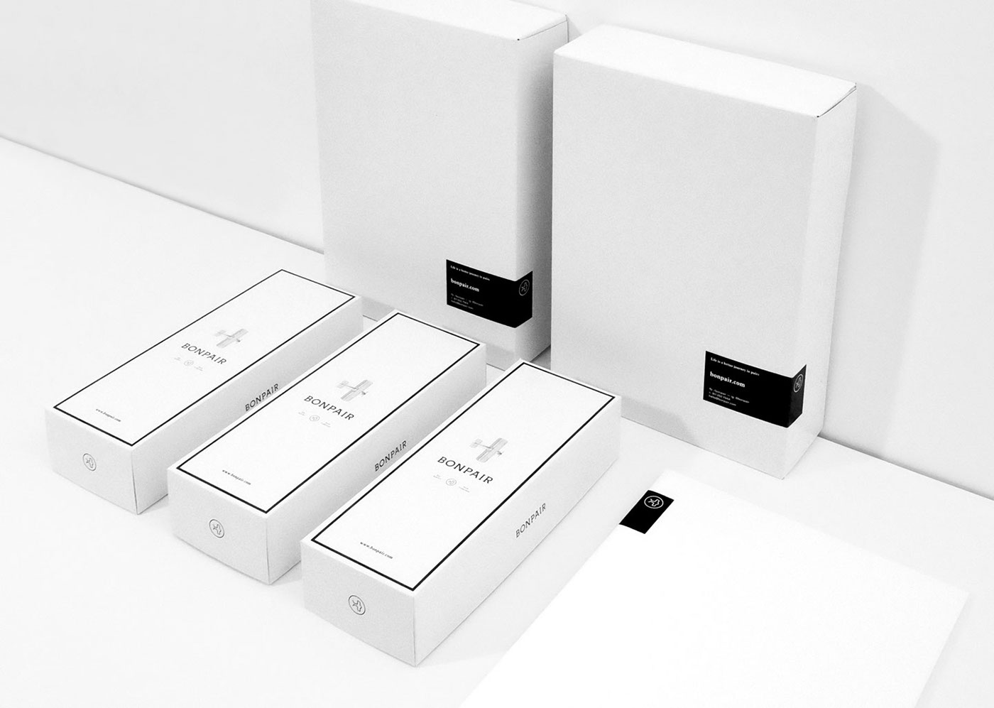 襪子簡約包裝設計