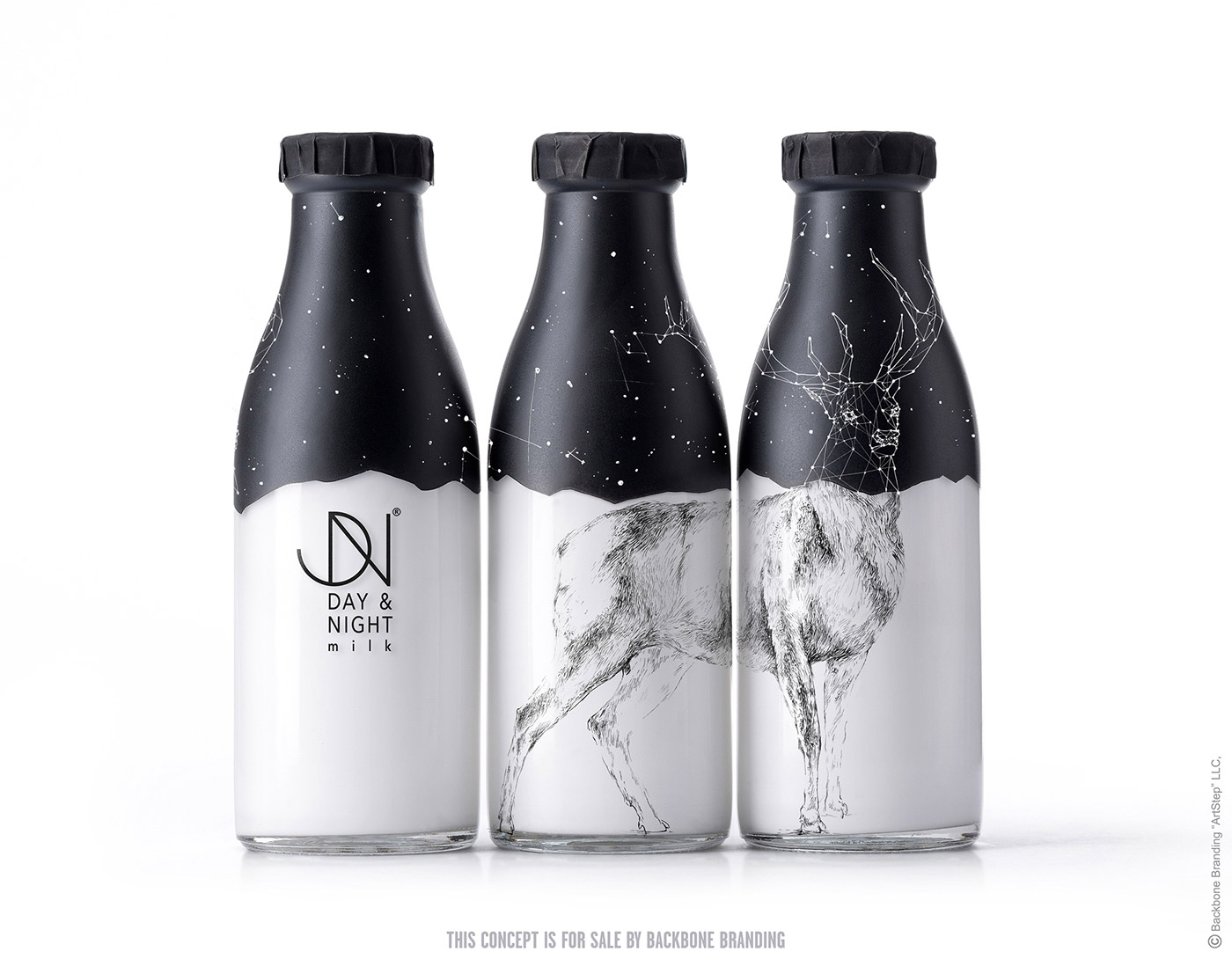 玻璃瓶系列包裝展示