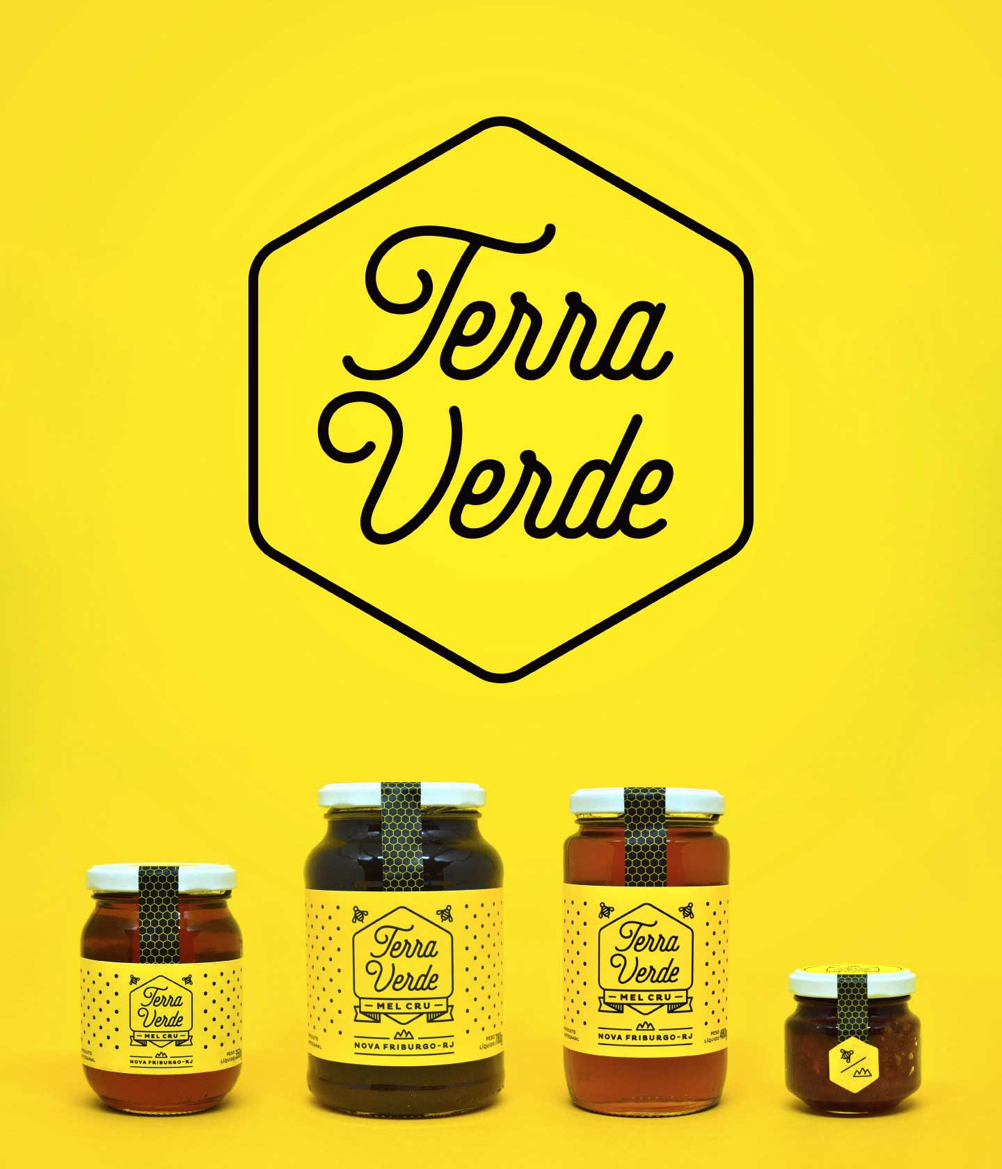 蜂蜜創意包裝設計玻璃瓶展示