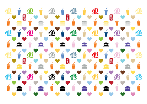 漢堡包裝創意圖表 漢堡包裝創意圖表