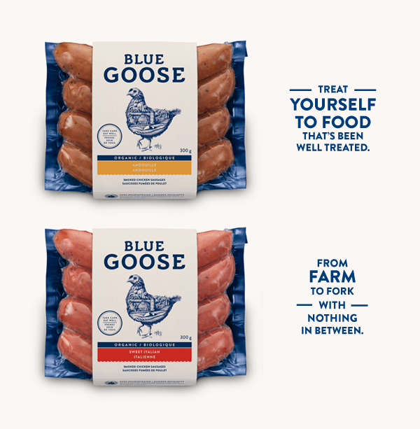 加拿大有機肉類插畫包裝設計