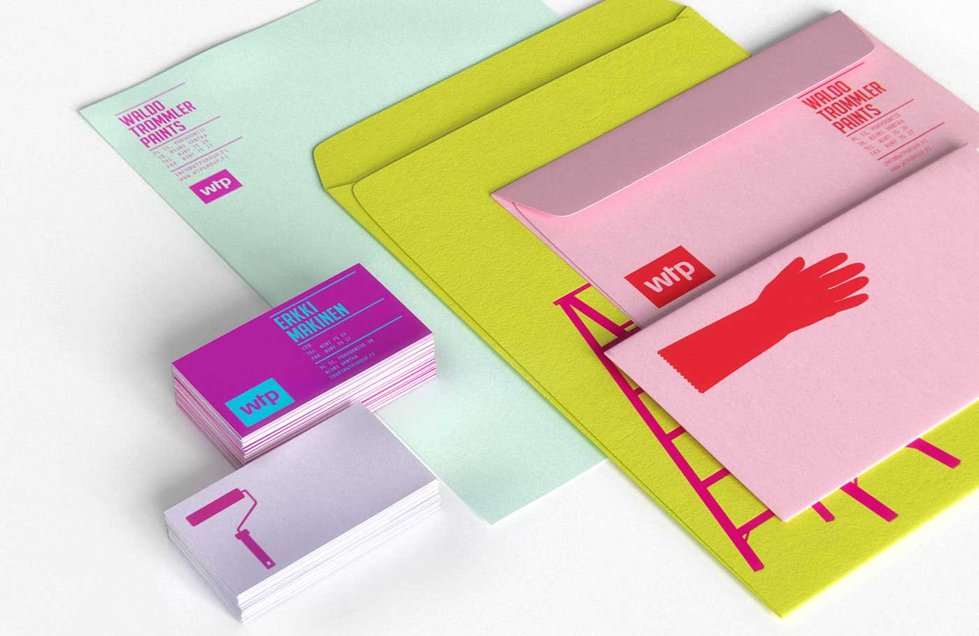 芬蘭油漆品牌辦公用品設計