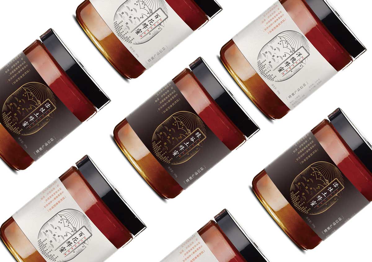 蜂蜜伴手禮插畫包裝設計 蜂蜜伴手禮插畫包裝設計