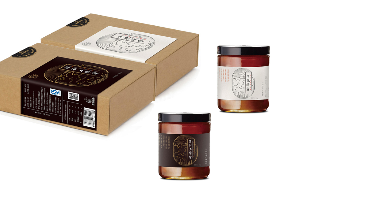 蜂蜜伴手禮插畫包裝設計 蜂蜜伴手禮插畫包裝設計