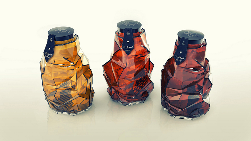 BEEloved honey蜂蜜創意包裝設計種類