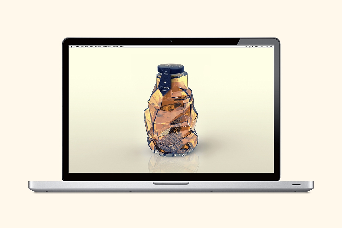 BEEloved honey蜂蜜創意包裝設計電腦運用1