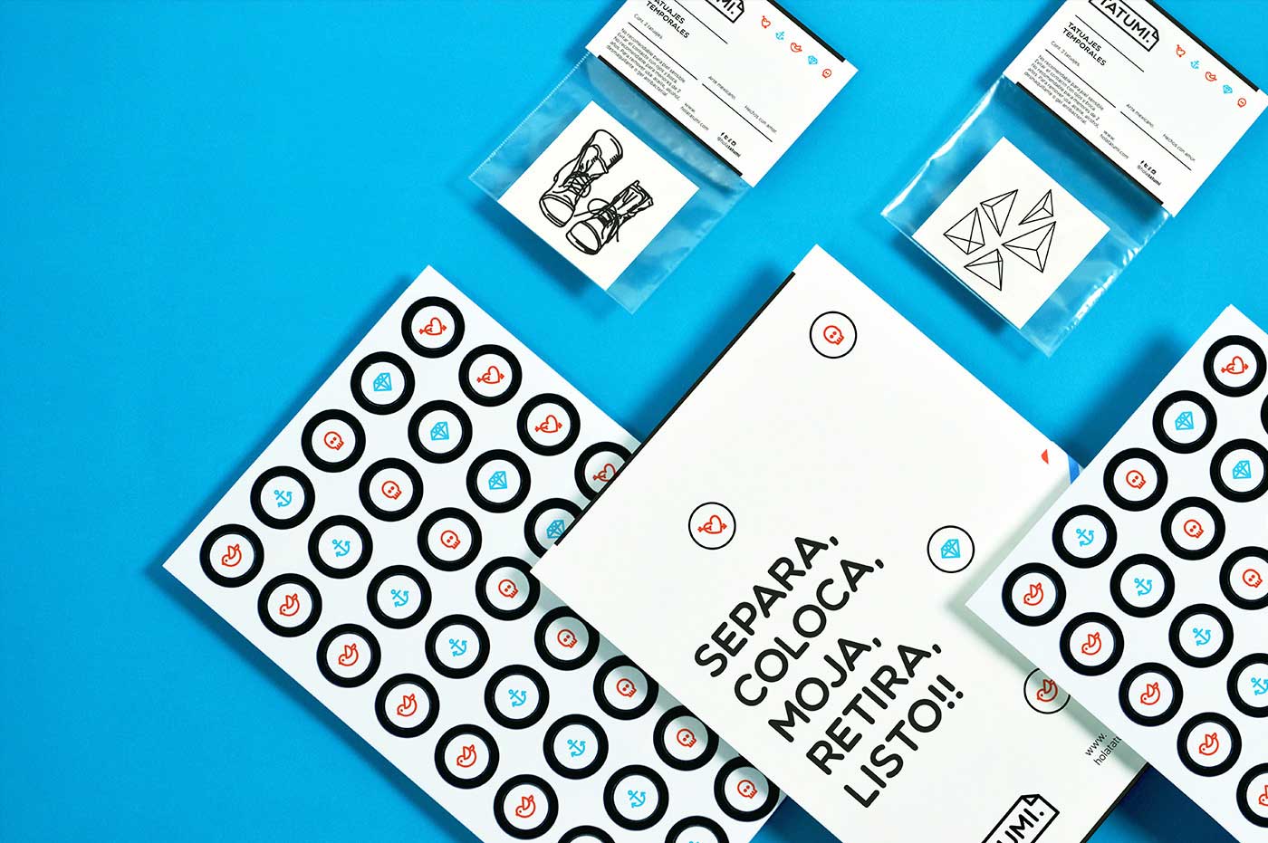  貼圖紋身創意包裝設計