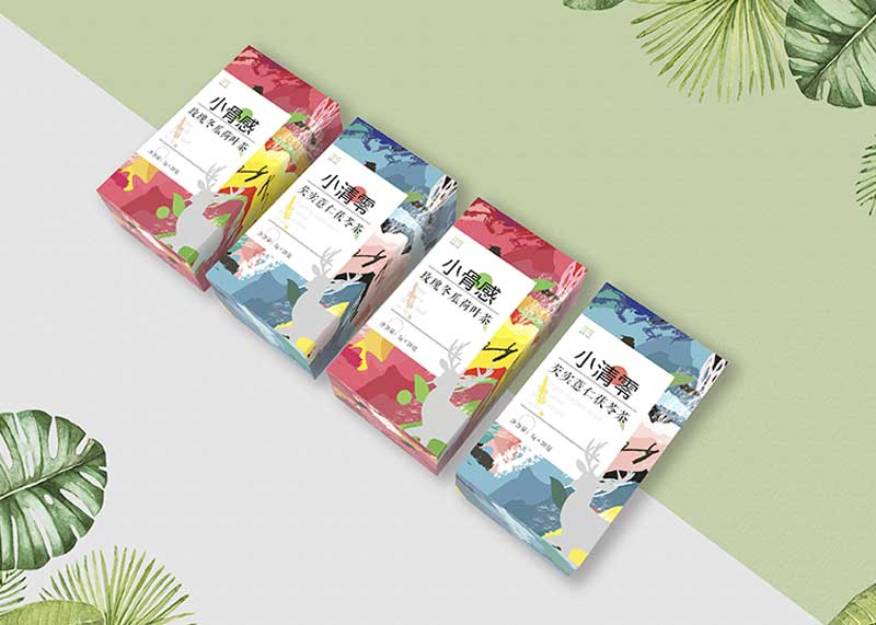 貢牌綠頤花茶包裝設計