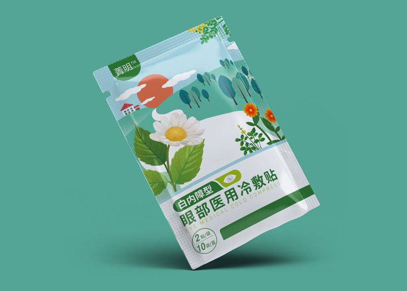 眼部醫用冷敷貼產品包裝設計