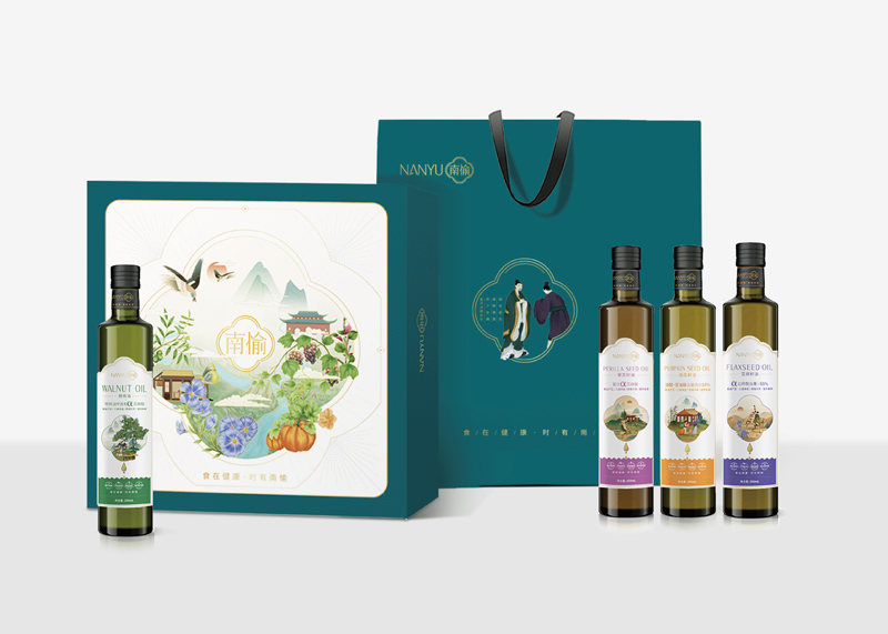大健康食品高端小油產品包裝全案設計